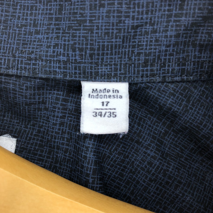 00'S Calvin Klein all-over print long sleeve cotton shirt, men's XL size / eaa467308