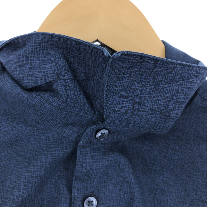 00'S Calvin Klein all-over print long sleeve cotton shirt, men's XL size / eaa467308