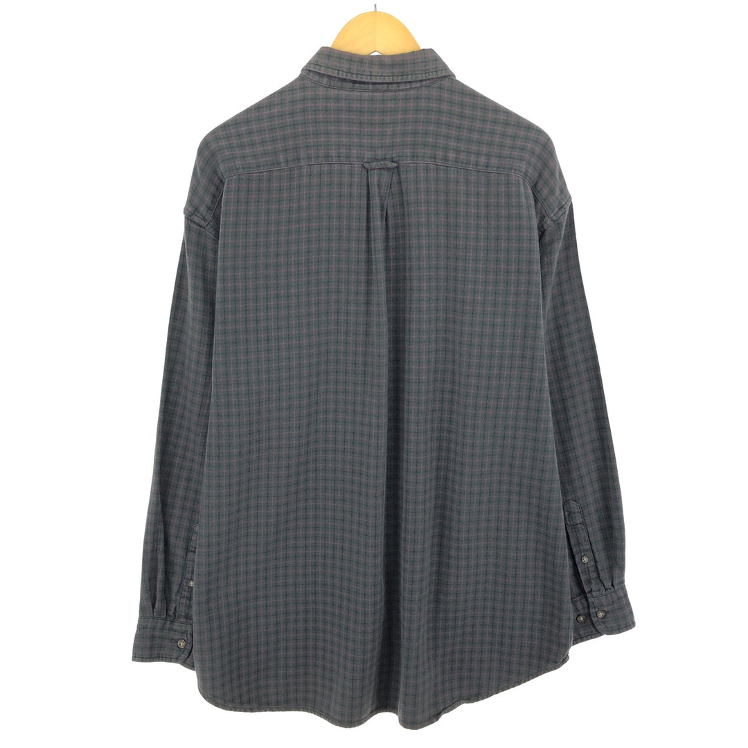 90'S GAP Old Gap Long Sleeve Button Down Check Shirt Men's XL Vintage /eaa467309