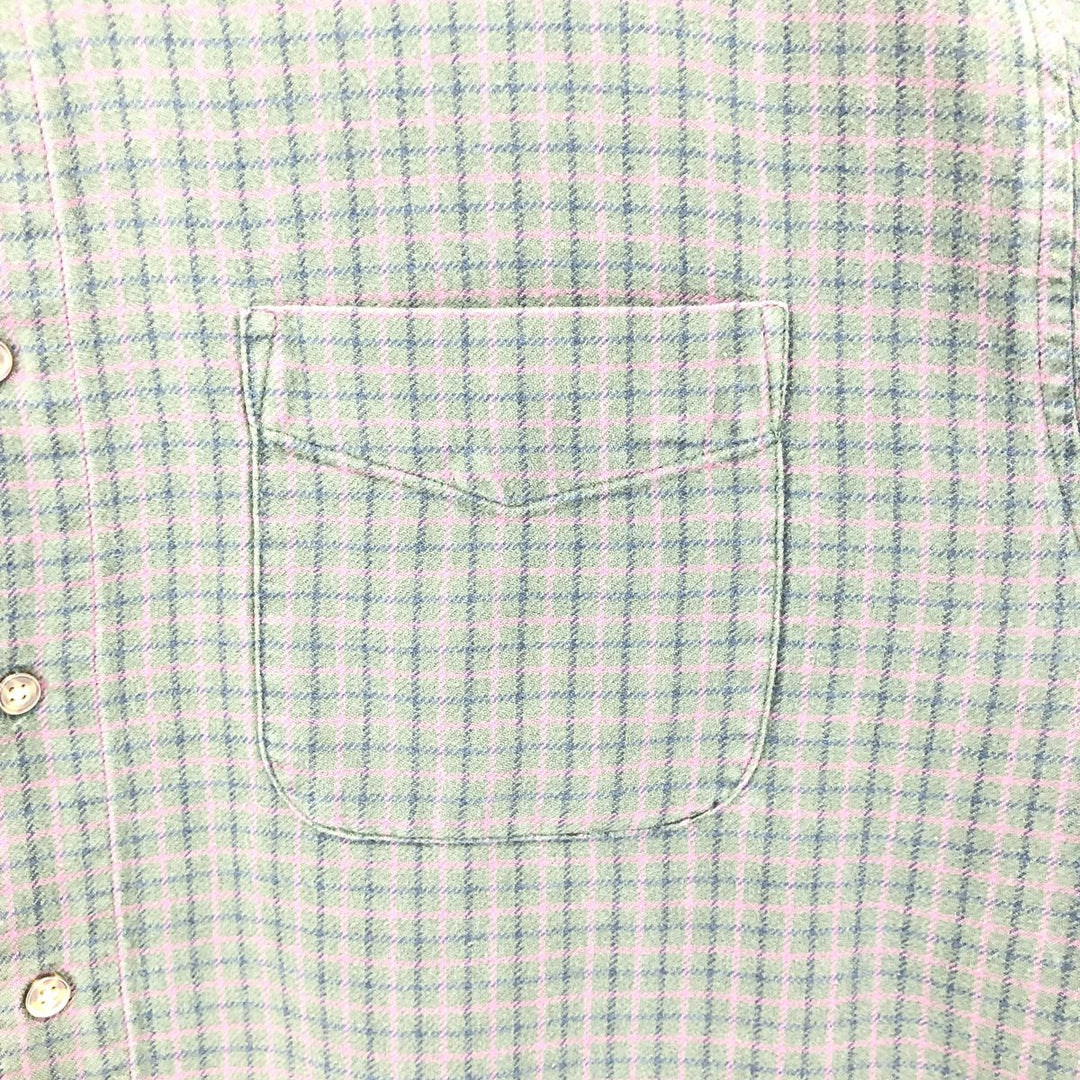 90'S GAP Old Gap Long Sleeve Button Down Check Shirt Men's XL Vintage /eaa467309