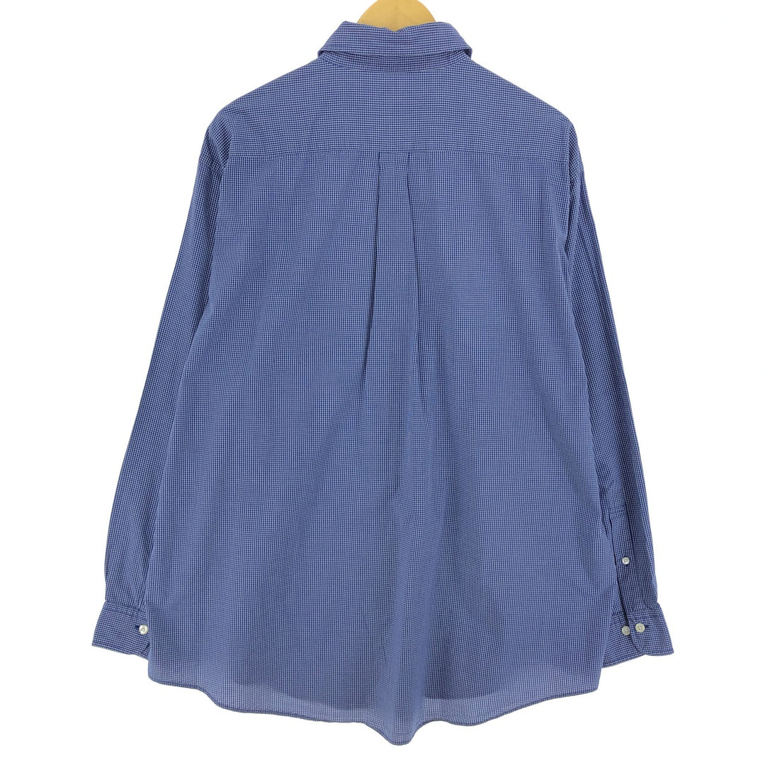 Brooks Brothers 346 Gingham Check Long Sleeve Button-Down Check Shirt Men's XL / eaa467310