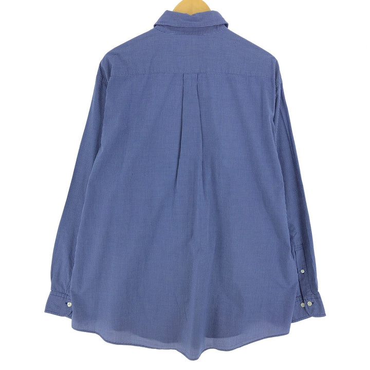 Brooks Brothers 346 Gingham Check Long Sleeve Button-Down Check Shirt Men's XL / eaa467310