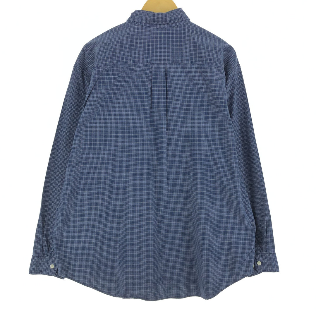 90'S ~ GAP Old Gap Long Sleeve Button Down Check Shirt Men's L Size Vintage / eaa467312