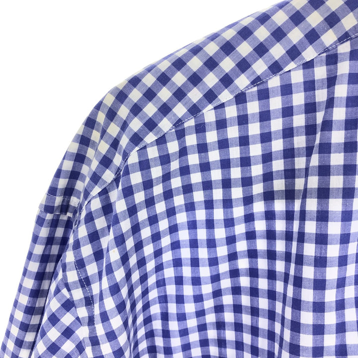 Brooks Brothers Est.1818 Gingham Check Long Sleeve Button-Down Check Shirt Men's XL /eaa467314