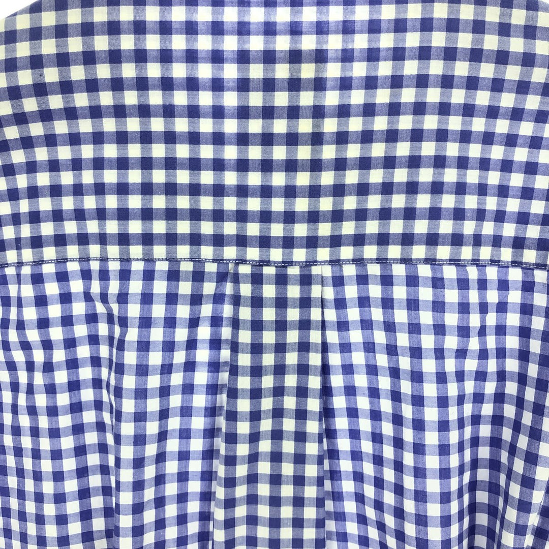 Brooks Brothers Est.1818 Gingham Check Long Sleeve Button-Down Check Shirt Men's XL /eaa467314