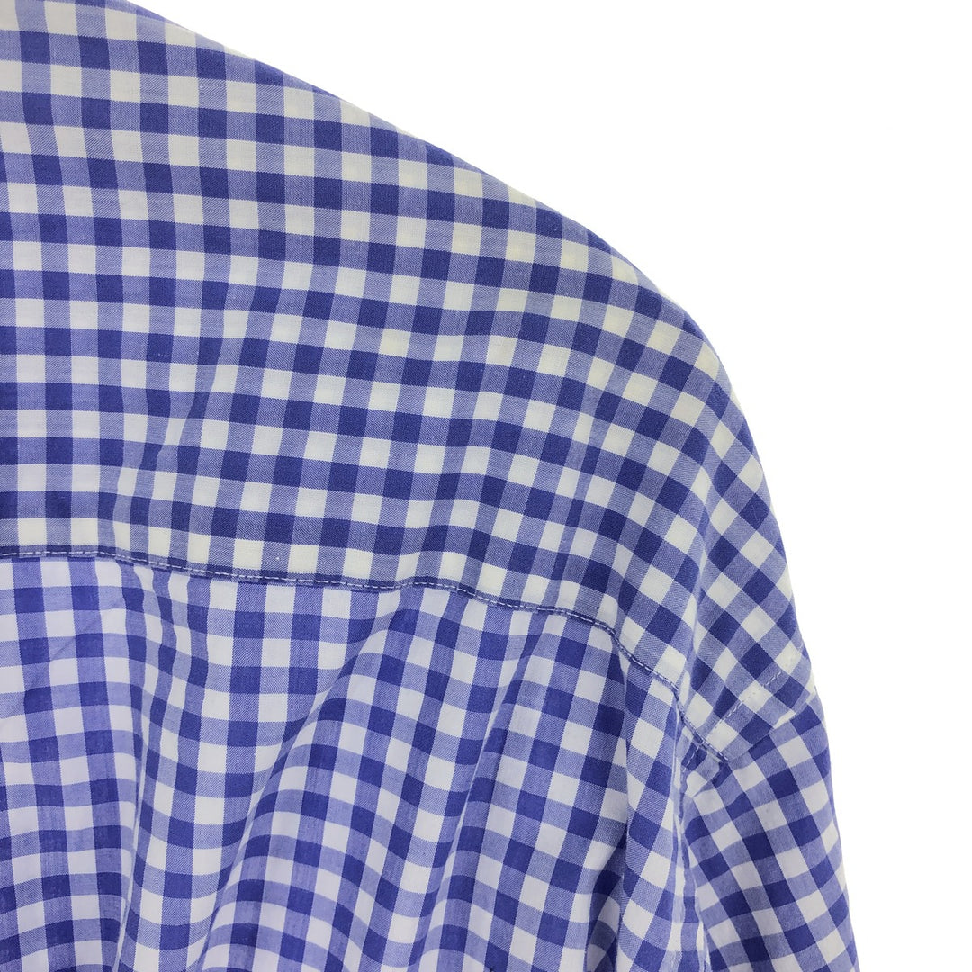 Brooks Brothers Est.1818 Gingham Check Long Sleeve Button-Down Check Shirt Men's XL /eaa467314