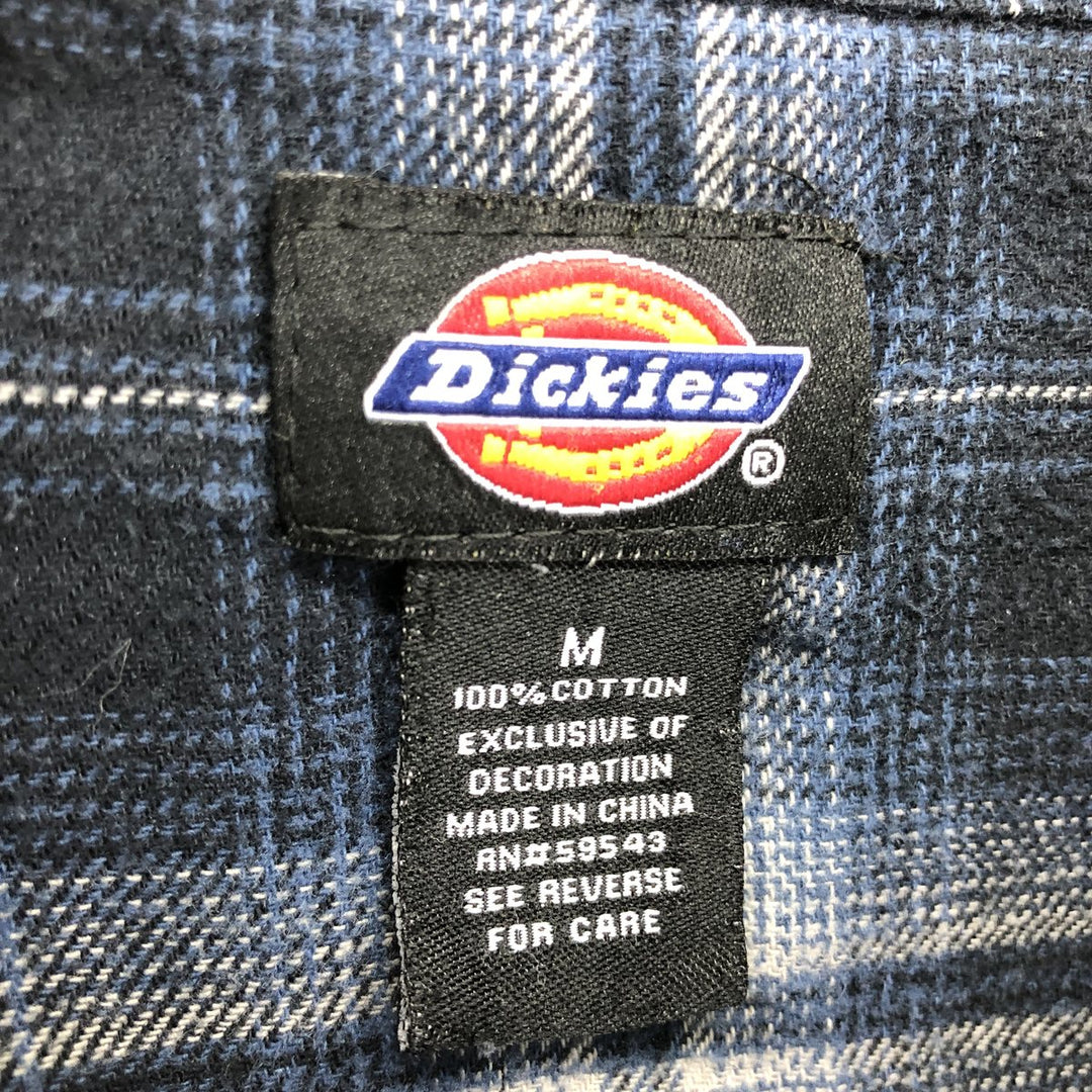 Dickies Long Sleeve Check Shirt Men's M Size / eaa467315