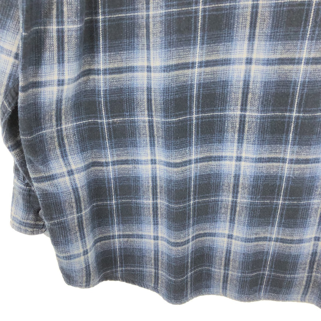 Dickies Long Sleeve Check Shirt Men's M Size / eaa467315