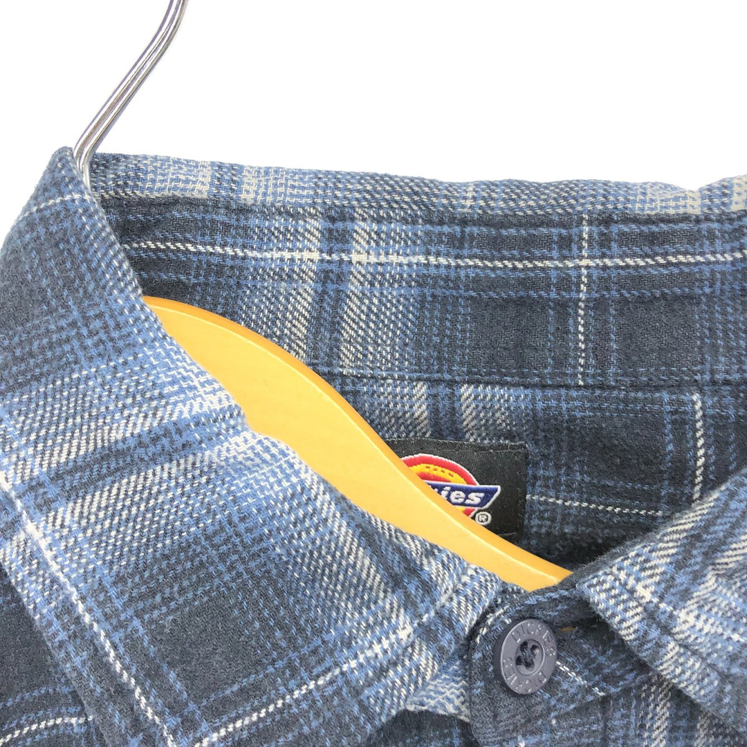 Dickies Long Sleeve Check Shirt Men's M Size / eaa467315