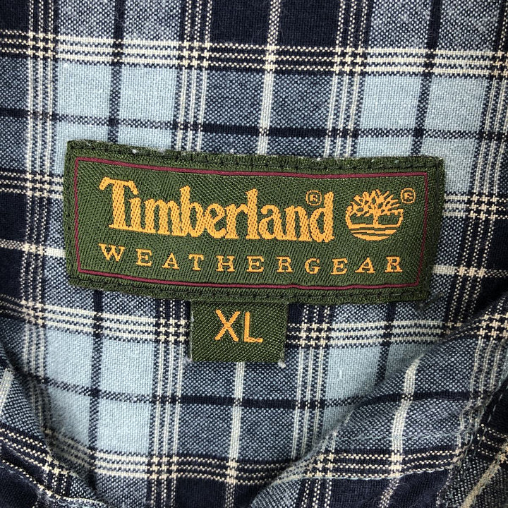 90'S Timberland long sleeve button down check shirt, men's XL size, vintage /eaa467316