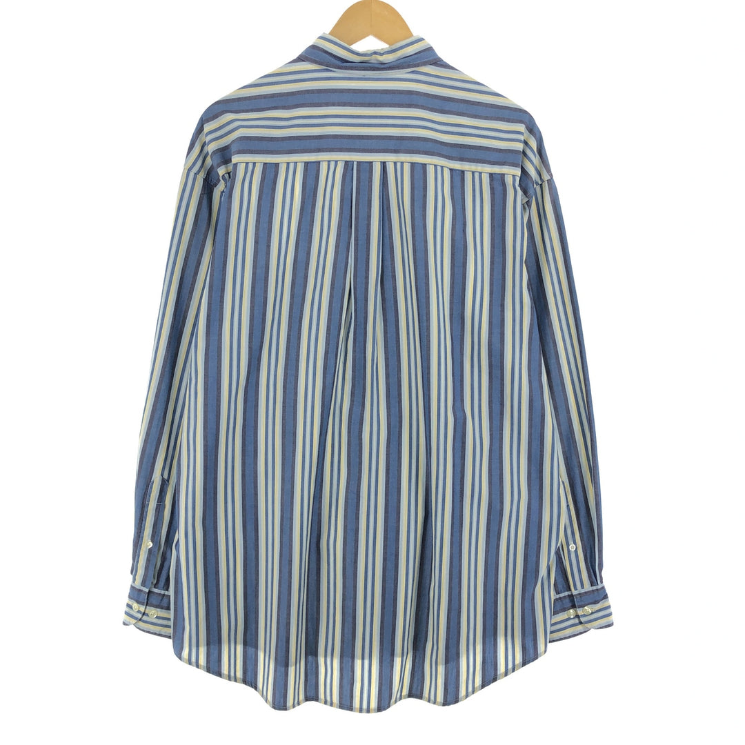 00'S Banana Republic Multi-stripe Long Sleeve Striped Shirt Men's L size /eaa467318