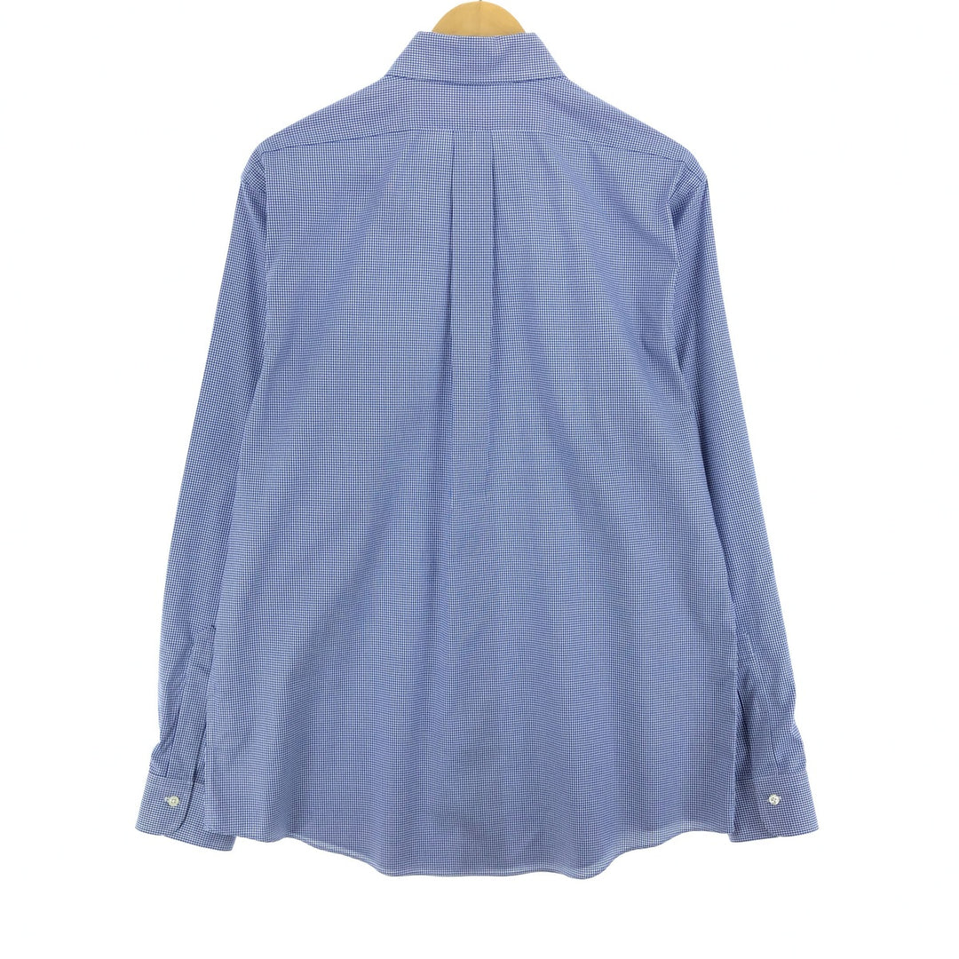 Brooks Brothers Est.1818 Gingham Check Long Sleeve Button-Down Check Shirt Men's Size L / eaa467319