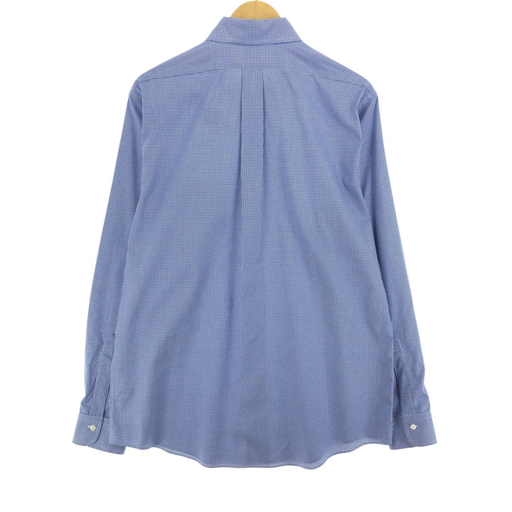 Brooks Brothers Est.1818 Gingham Check Long Sleeve Button-Down Check Shirt Men's Size L / eaa467319