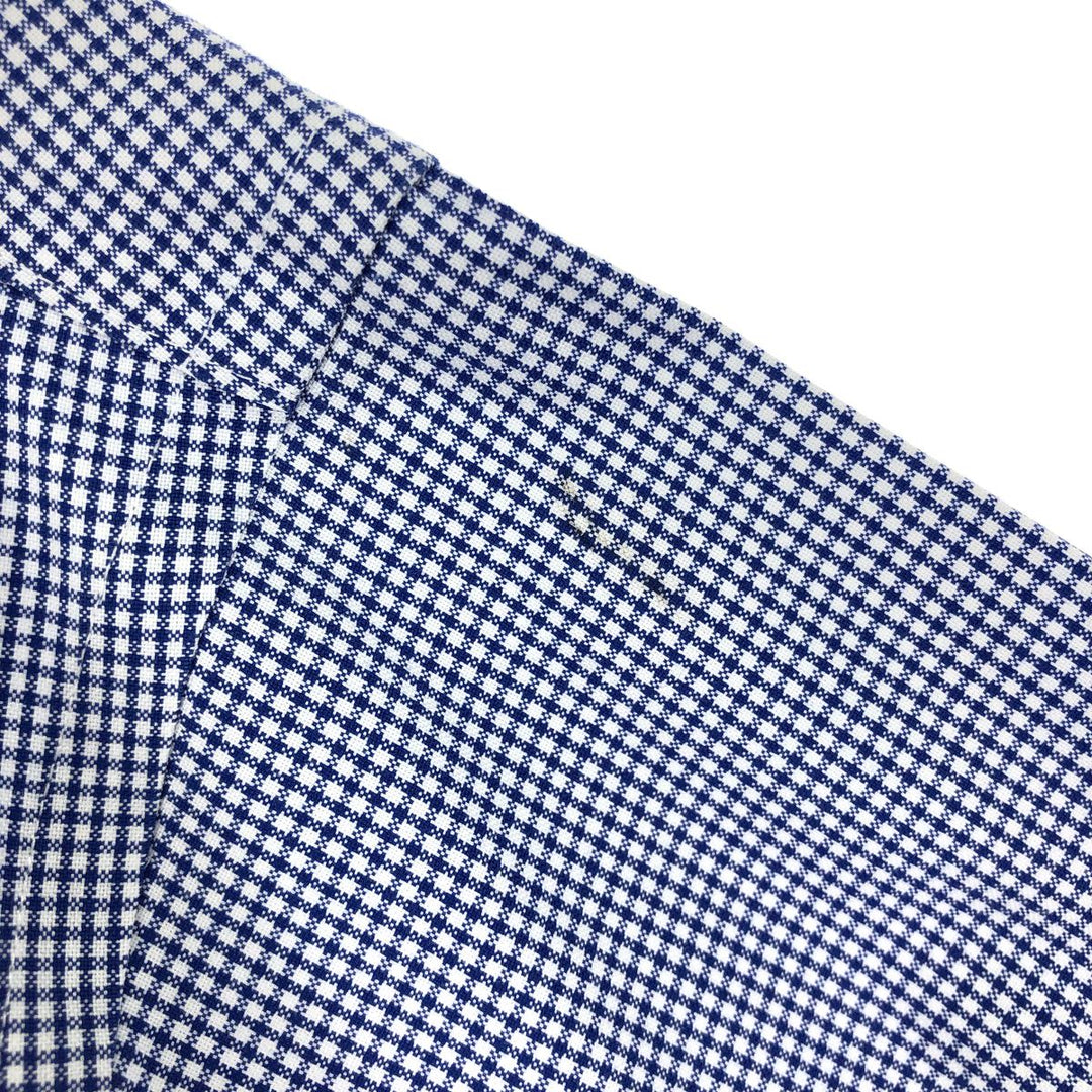 Brooks Brothers Est.1818 Gingham Check Long Sleeve Button-Down Check Shirt Men's Size L / eaa467319