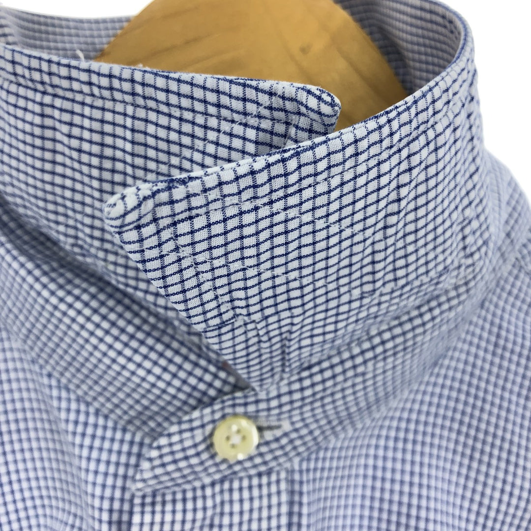 Brooks Brothers 346 long sleeve cotton check shirt, men's size L / eaa467320