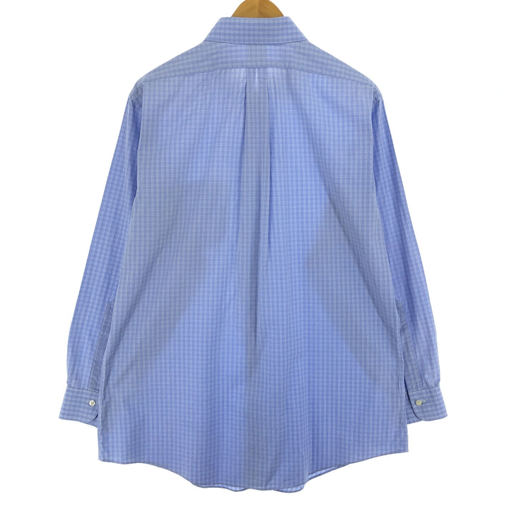 Brooks Brothers Long Sleeve Cotton Check Shirt Men's Size L / eaa467321