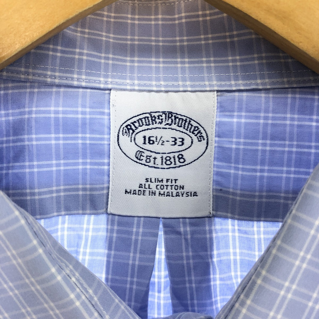 Brooks Brothers Long Sleeve Cotton Check Shirt Men's Size L / eaa467321