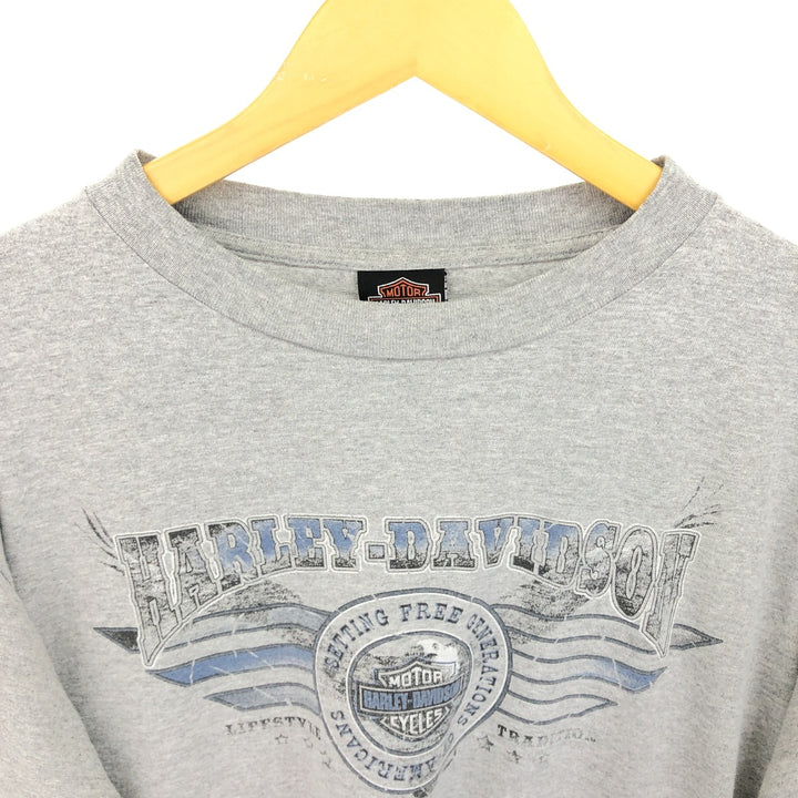 00'S Harley-Davidson Long Sleeve T-Shirt Made in USA Men's XL /eaa467327