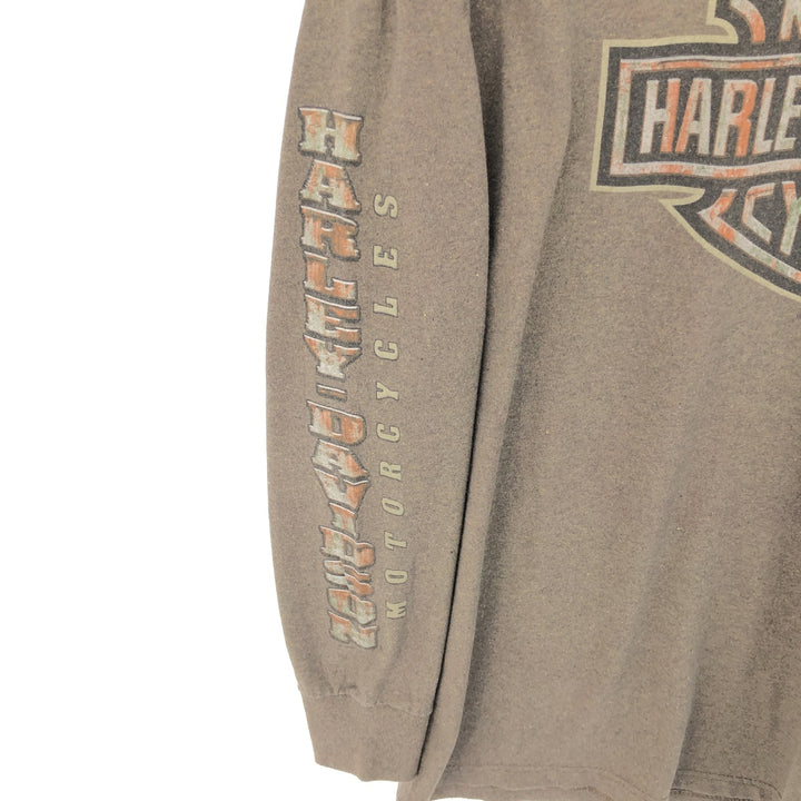 00'S Harley-Davidson Long Sleeve T-Shirt Made in USA Men's L size /eaa467331