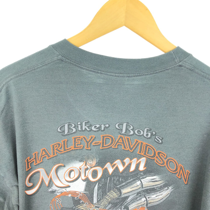 00'S Harley-Davidson Long Sleeve T-Shirt Made in USA Men's XL /eaa467343