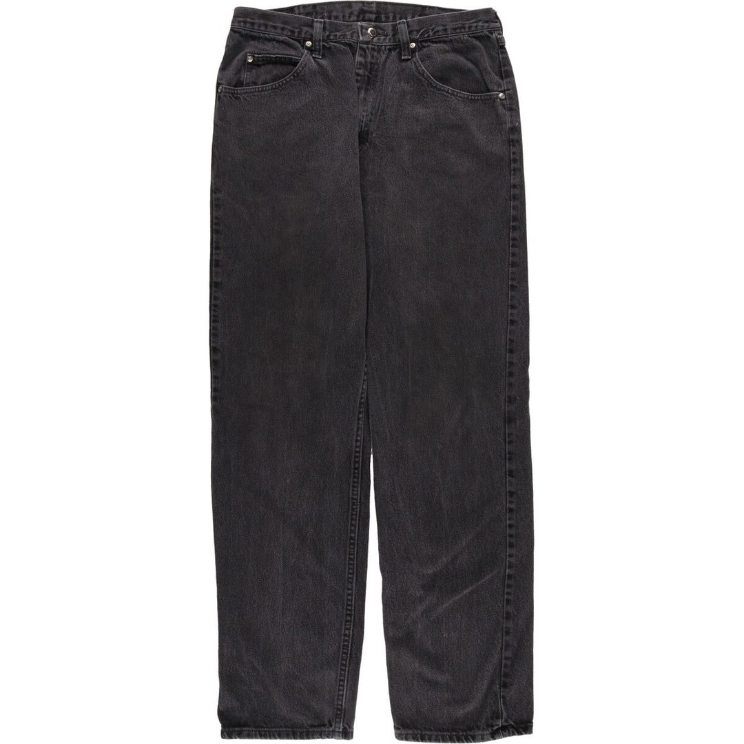 Wrangler RELAXED FIT Black Denim Tapered Denim Pants Men's W33 cotton black type Vintage Second Hand