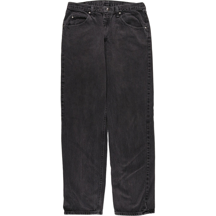 Wrangler RELAXED FIT Black Denim Tapered Denim Pants Men's W33 cotton black type Vintage Second Hand