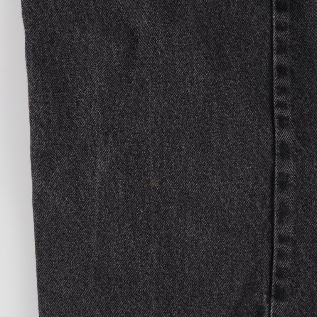 Wrangler RELAXED FIT Black Denim Tapered Denim Pants Men's W33 cotton black type Vintage Second Hand