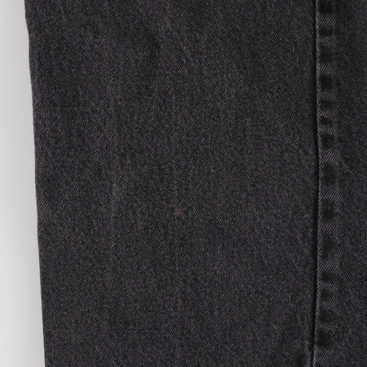 Wrangler RELAXED FIT Black Denim Tapered Denim Pants Men's W33 cotton black type Vintage Second Hand