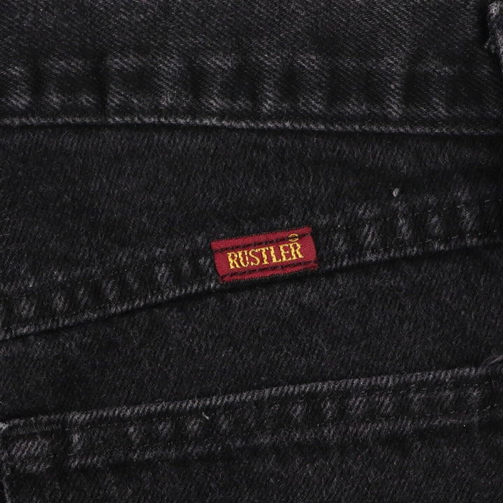 RUSTLER Black Denim Straight Denim Pants Men's W32 equivalent /eaa467403