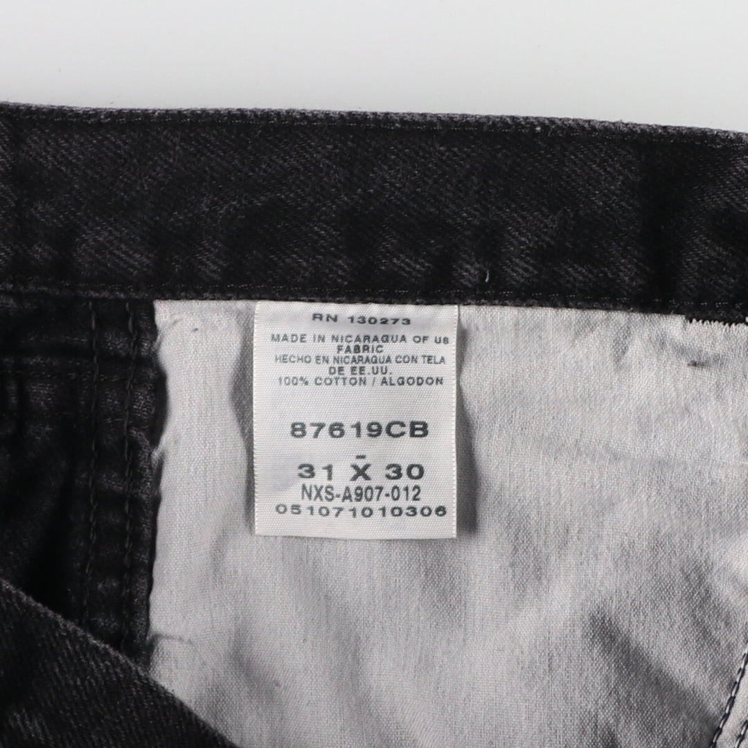 RUSTLER Black Denim Straight Denim Pants Men's W32 equivalent /eaa467403