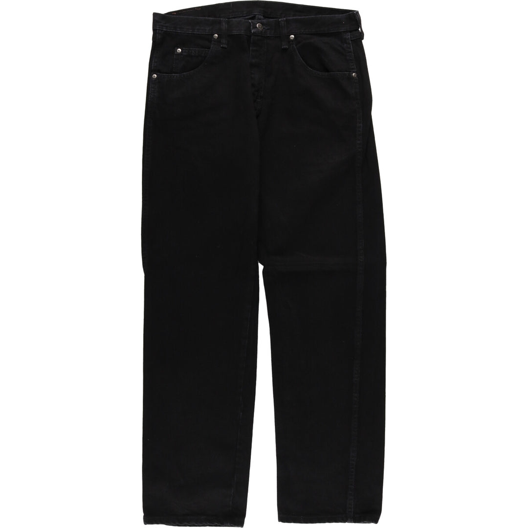 Wrangler Black Denim Straight Denim Pants Men's W37 / eaa467411