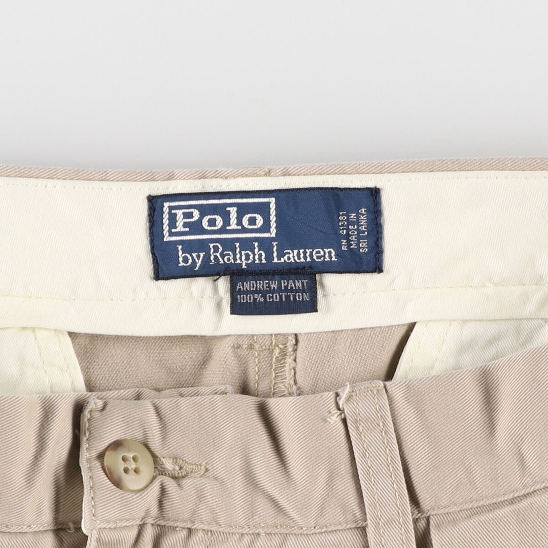 Ralph Lauren POLO by Ralph Lauren ANDREW PANT Two-pleat chino pants for men, size W31 / eaa467424