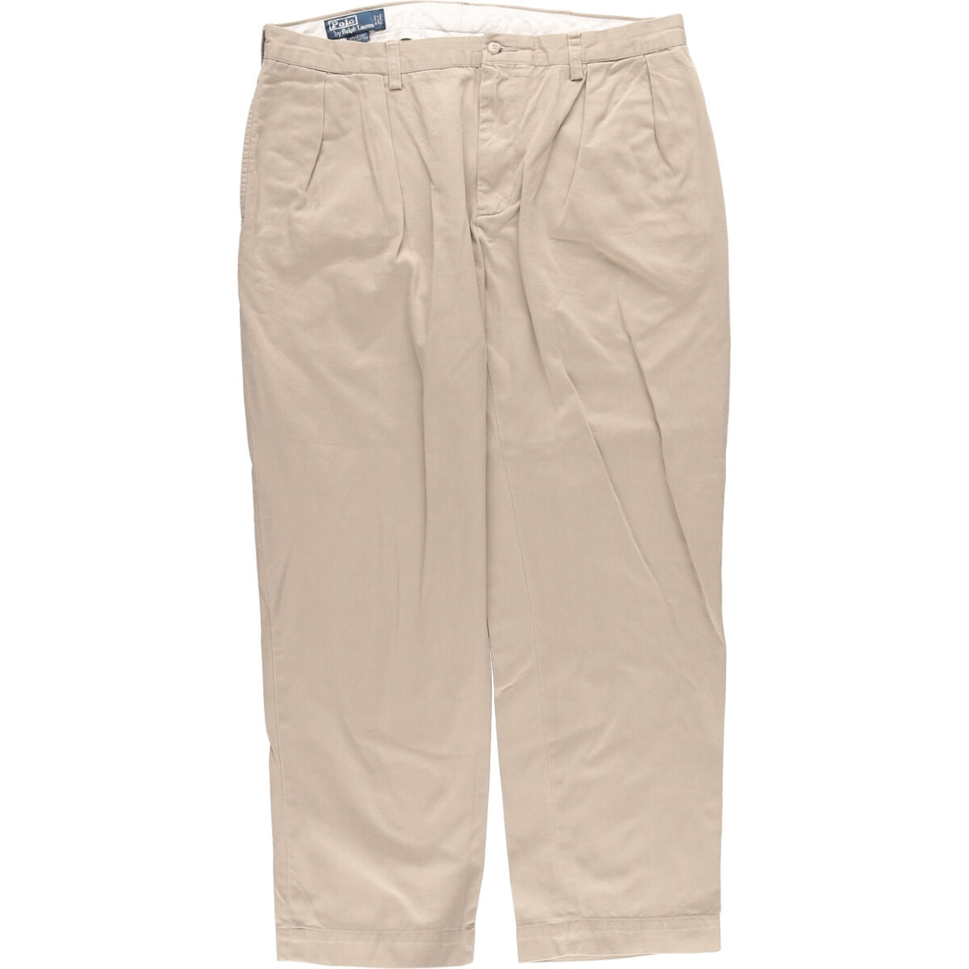 Ralph Lauren POLO by Ralph Lauren ETHAN PANT Two-pleat chino pants for men, size W37 / eaa467426