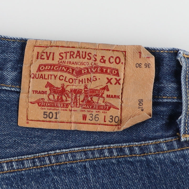 Levi's Levi's 501 STRAIGHT LEG BUTTON-FLY straight denim pants for men, equivalent to w36 / eaa467435