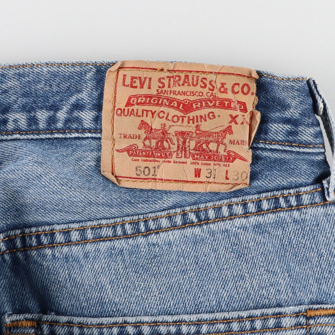 Levi's Levi's 501 straight denim pants for men, equivalent to W31 / eaa467439