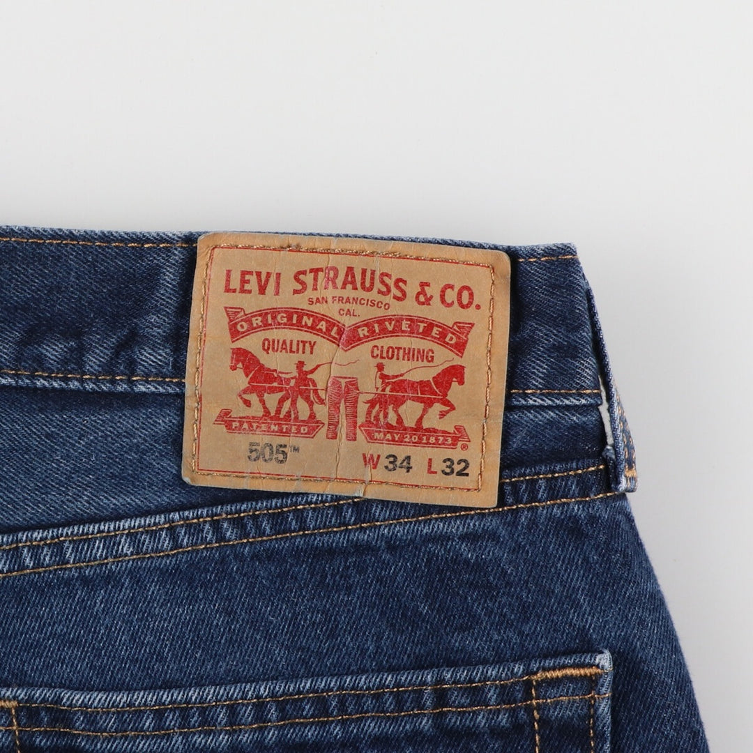 Levi's 505 tapered denim pants for men, equivalent to W35 / eaa467490