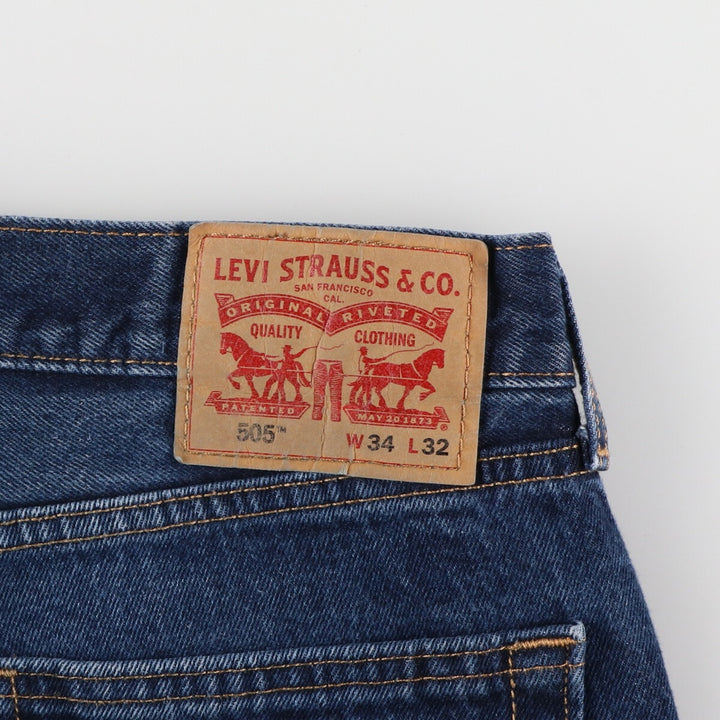 Levi's 505 tapered denim pants for men, equivalent to W35 / eaa467490