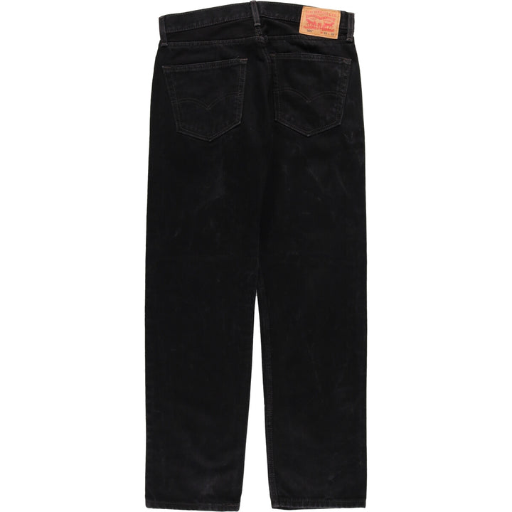 Levi's 505 Black Denim Tapered Denim Pants Men's W33 equivalent / eaa467491