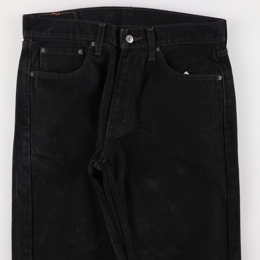 Levi's 505 Black Denim Tapered Denim Pants Men's W33 equivalent / eaa467491