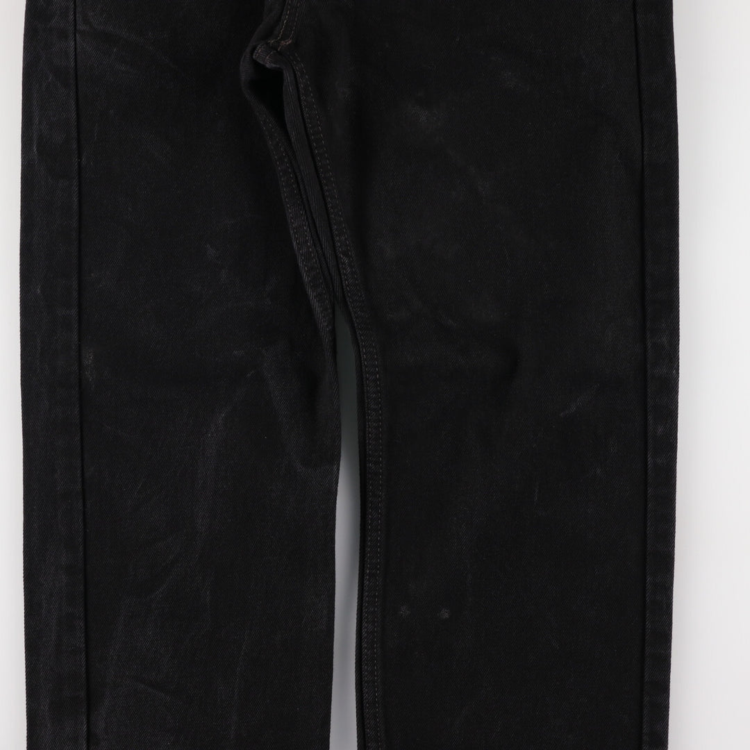 Levi's 505 Black Denim Tapered Denim Pants Men's W33 equivalent / eaa467491