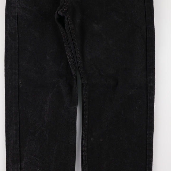 Levi's 505 Black Denim Tapered Denim Pants Men's W33 equivalent / eaa467491