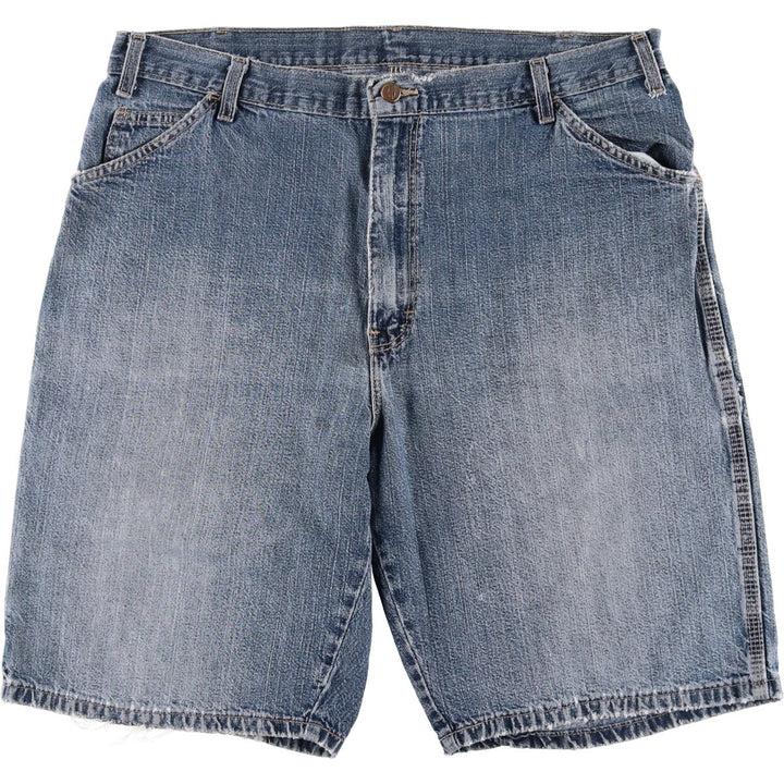 Dickies denim painter shorts, half pants, men's size w39 cotton blue type Vintage Second Hand