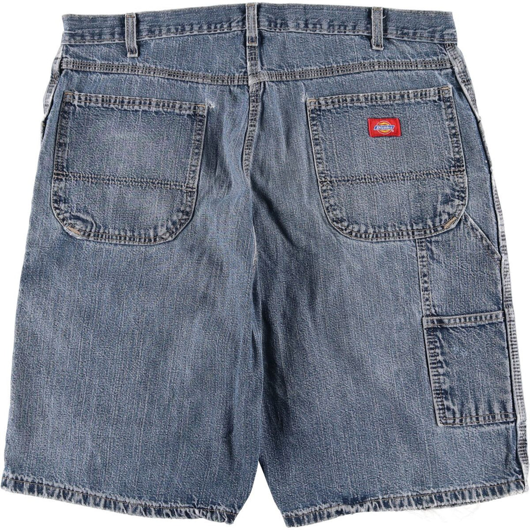 Dickies denim painter shorts, half pants, men's size w39 cotton blue type Vintage Second Hand