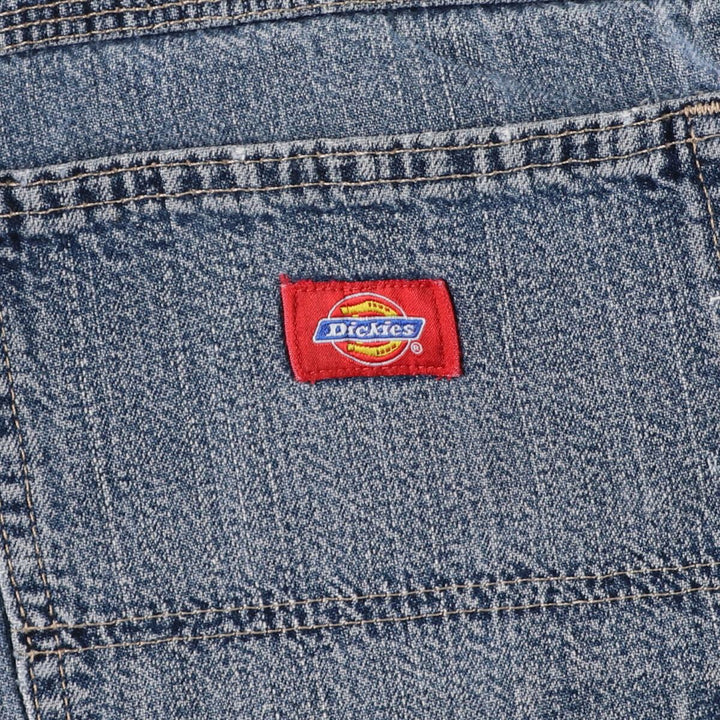 Dickies denim painter shorts, half pants, men's size w39 cotton blue type Vintage Second Hand