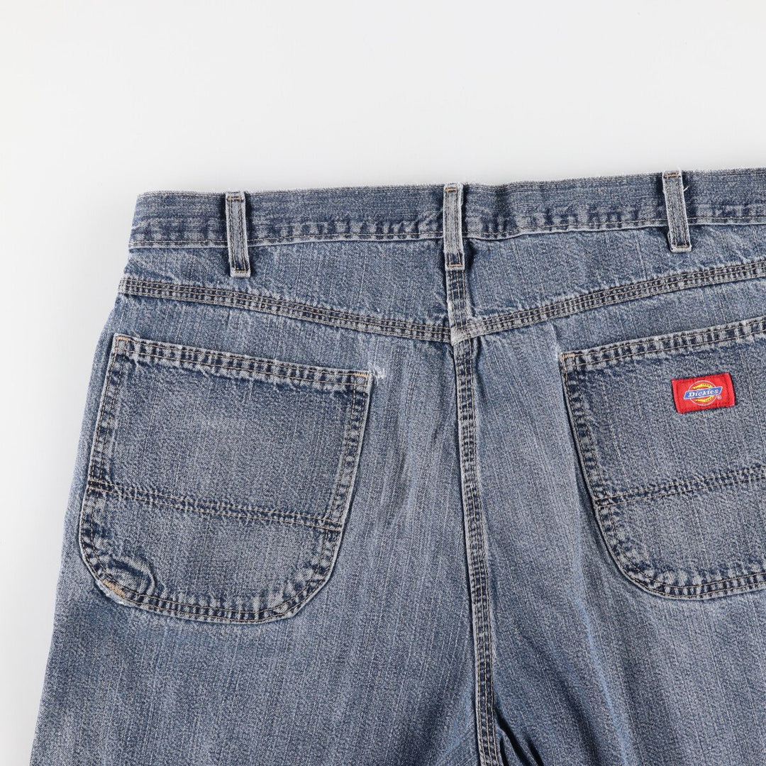 Dickies denim painter shorts, half pants, men's size w39 cotton blue type Vintage Second Hand
