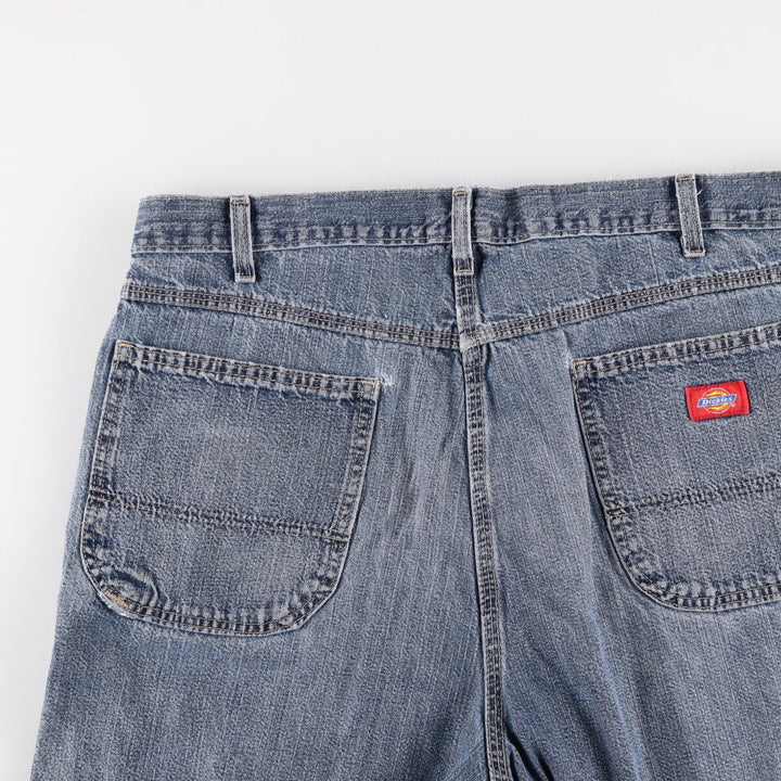 Dickies denim painter shorts, half pants, men's size w39 cotton blue type Vintage Second Hand
