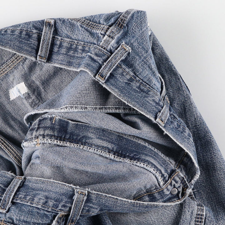 Dickies denim painter shorts, half pants, men's size w39 cotton blue type Vintage Second Hand