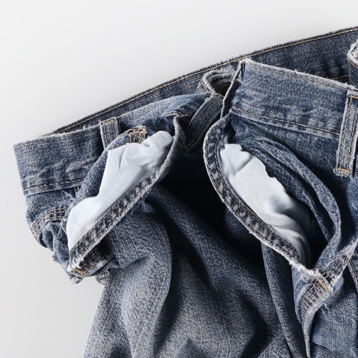 Dickies denim painter shorts, half pants, men's size w39 cotton blue type Vintage Second Hand