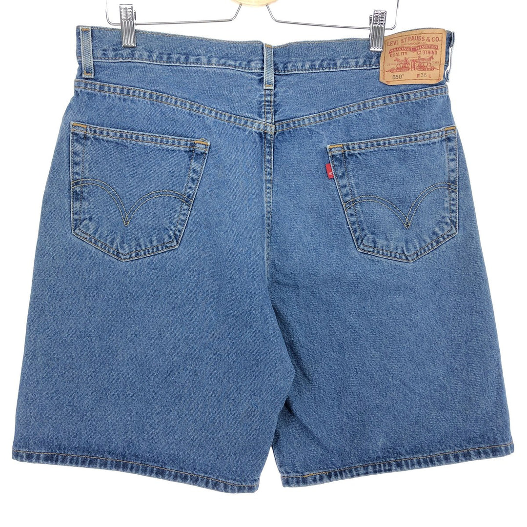 Levi's 550 Relaxed Fit Denim Shorts, Men's Size W37 cotton blue type Vintage Second Hand