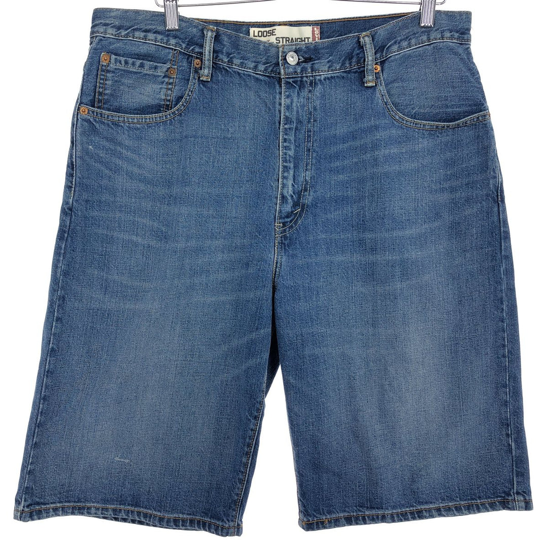 Levi's 569 LOOSE STRAIGHT denim shorts, half pants, men's size W38 / eaa467513